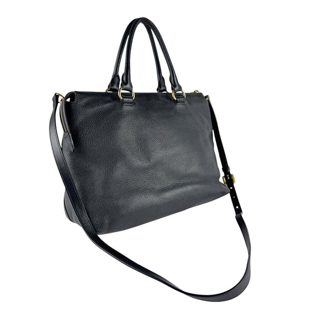 PRADA Black Leather Shoulder Bag - Picture 11 of 14